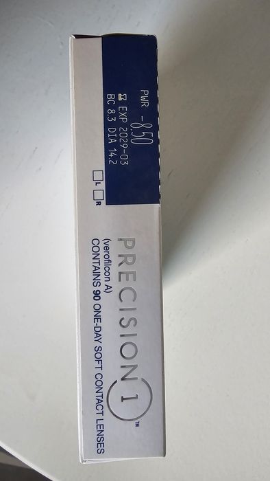 SIGILAT! Lentile de contact -8.5 Precision1, Alcon, 90 buc.