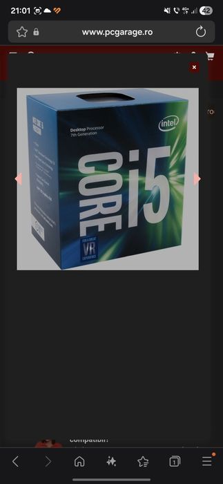 Vand procesor i5 7500 3ghz