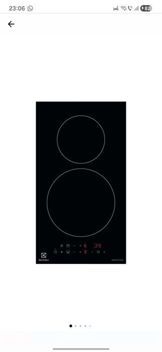 Vand plita incorporabila pe inductie Electrolux