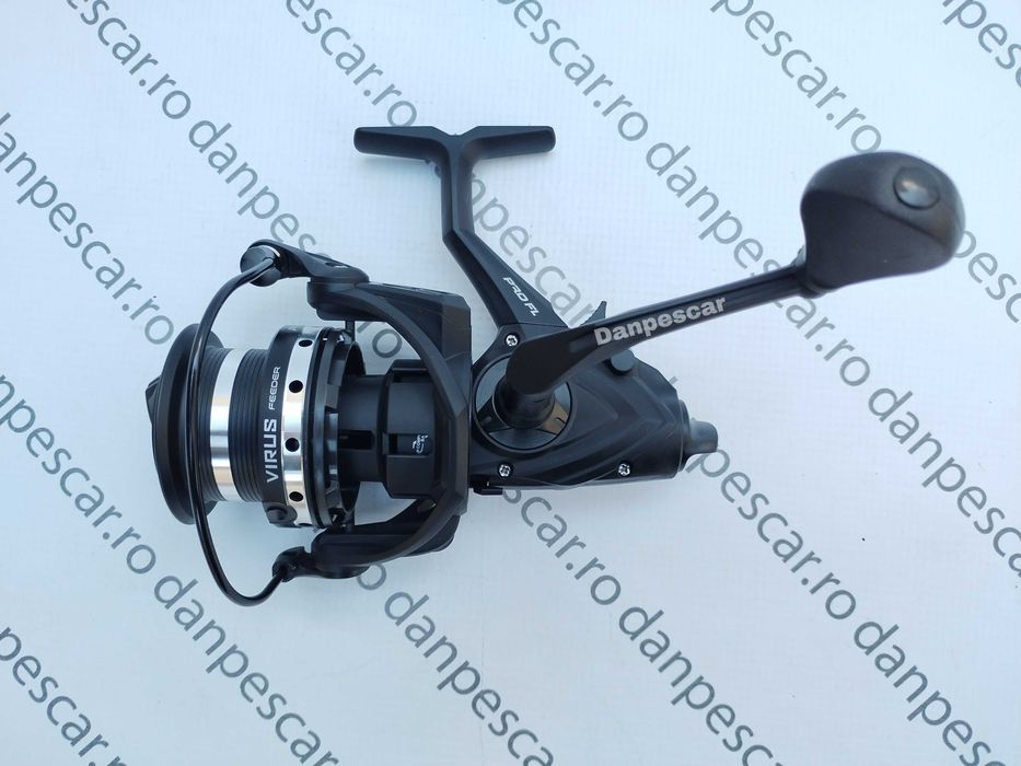 SET 2 Mulinete Feeder si Crap PRO FL VIRUS VF6500 Long Cast+baitrunner