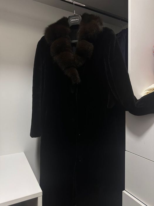 Норковая стриженная шуба