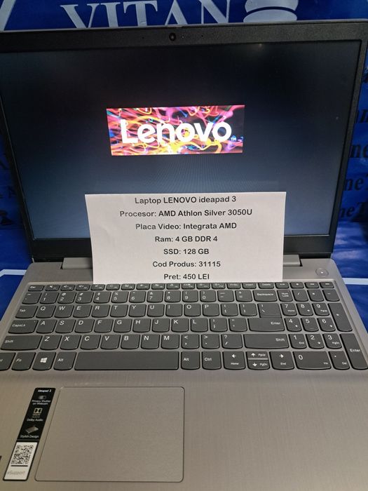 Laptop lenovo ideapad 3