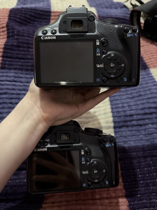 Canon eos 450D с объективом 18-55mm и без