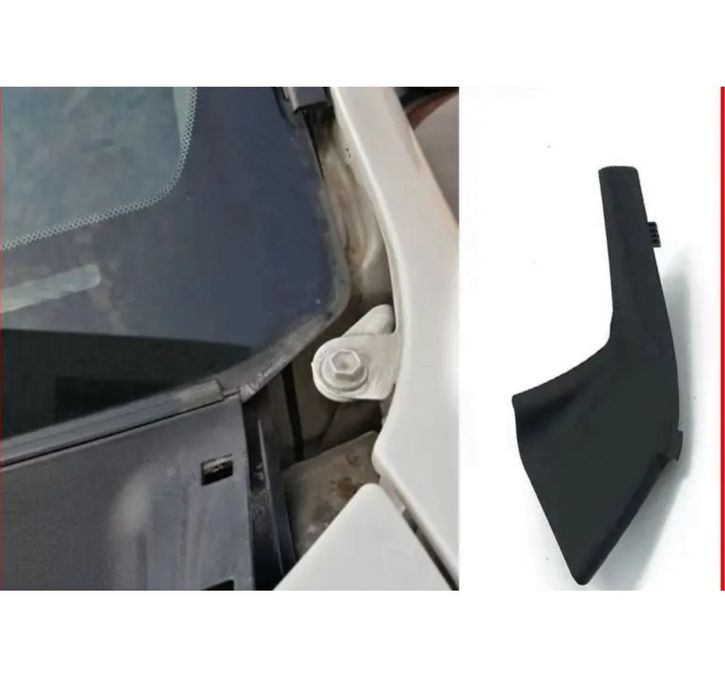 Губа прадо 120 клык на передний бампер уголок капота gx470 защита