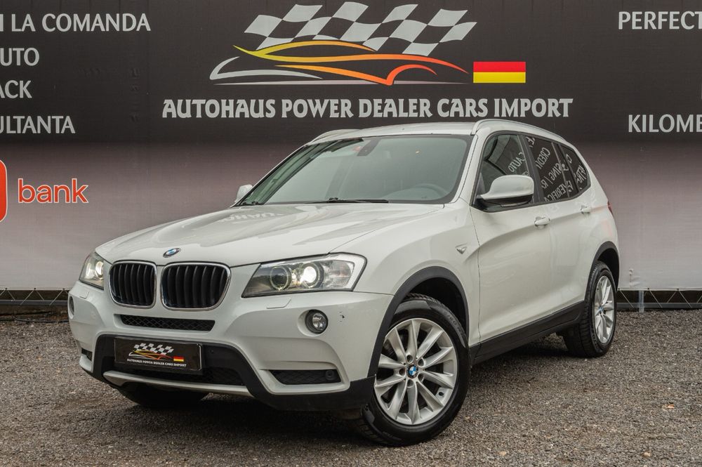 Bmw X3- 2012 - variante - navigatie mare - distributie schimbat / amortizoare/ revizie - senzori parcare - faruri bixenon - proprietar - jante aliaj