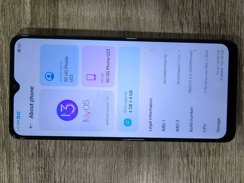 Мобилен Телефон 5G UG PHONE U23