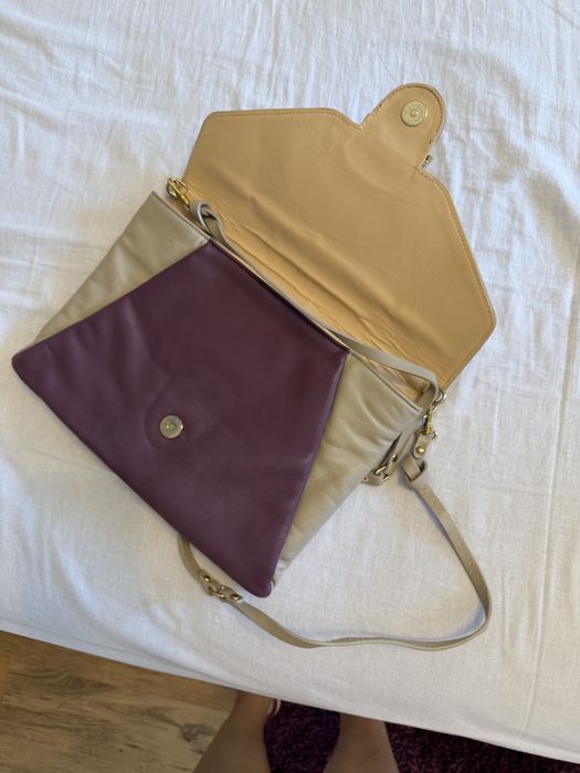 Plic/geanta Musette piele