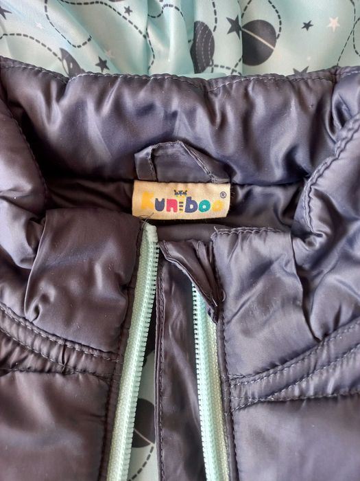 Детско зимно яке за момче Kuniboo, размер 74-80, с качулка