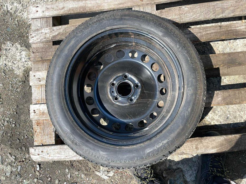 135/80/17 резервна джанта патерица 5х114,3 Renault Talisman Megane Nissan Leaf Pulsar