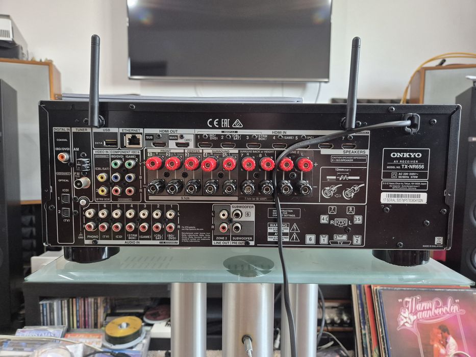 Onkyo TX NR656 Receiver Dolby Atmos Bluetooth HDMI arc Wifi