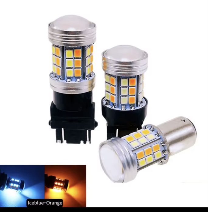 Диодни LED Крушки от Швеция / 7443 3157 1157 T20 W21 5W DRL
