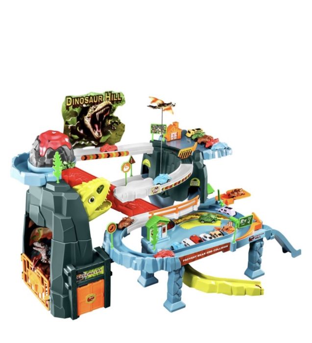 Дино трек с машинками