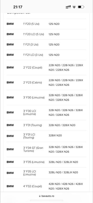 Pompa apa electrica noua sigilata factura BMW N20 N26 benzina f10 f30