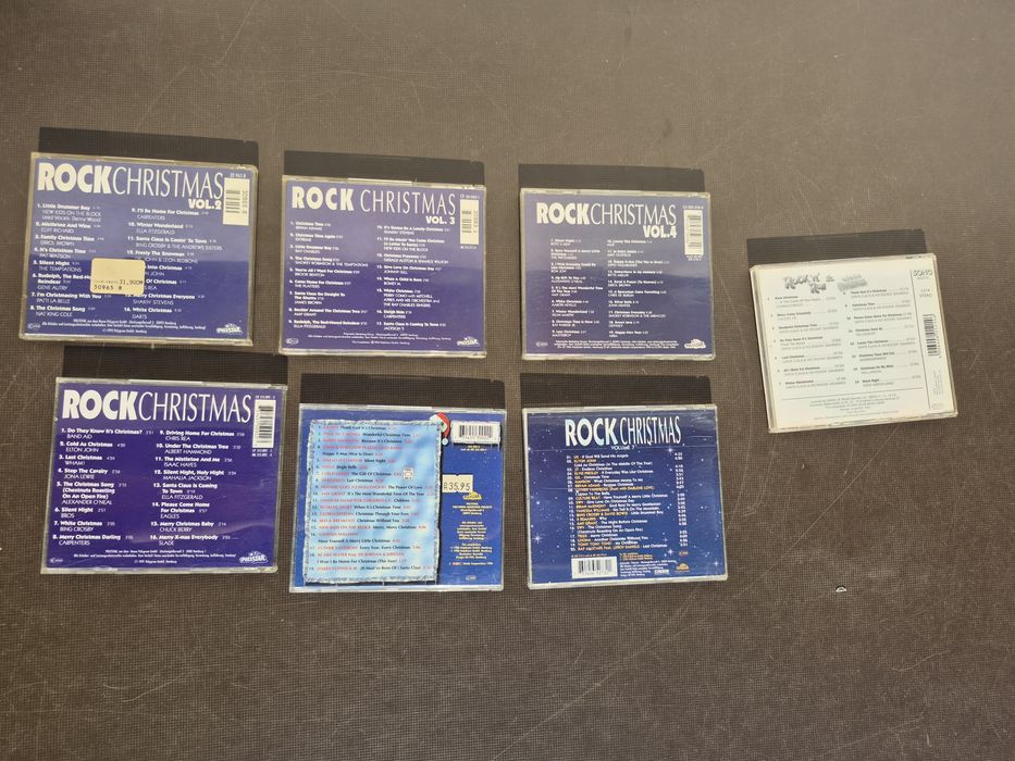 Vând Lot 7 CD muzica usoara straina mixta Rock Craciun