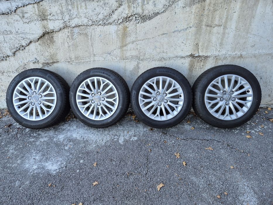 Джанти с гуми Ауди А3 205/55/16  7J ET 48