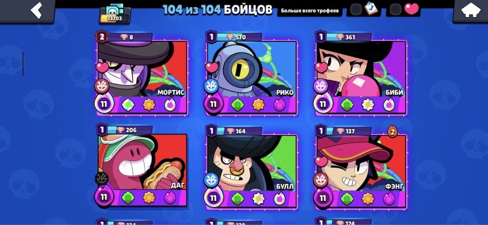 Аккаунт Brawl Stars