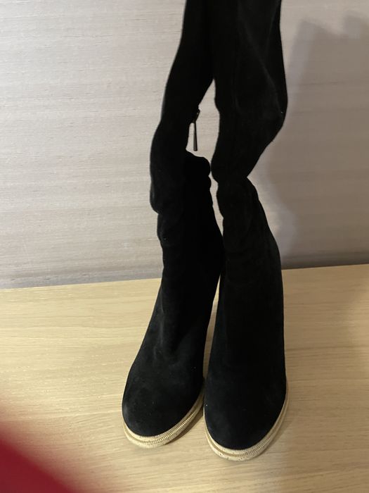 Ботуши естествен велур