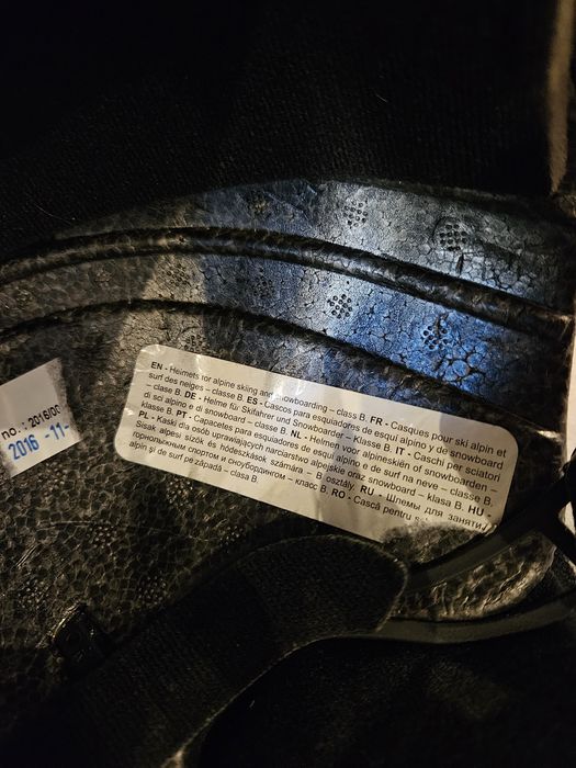 Детска каска за ски Weze, синя + подрък