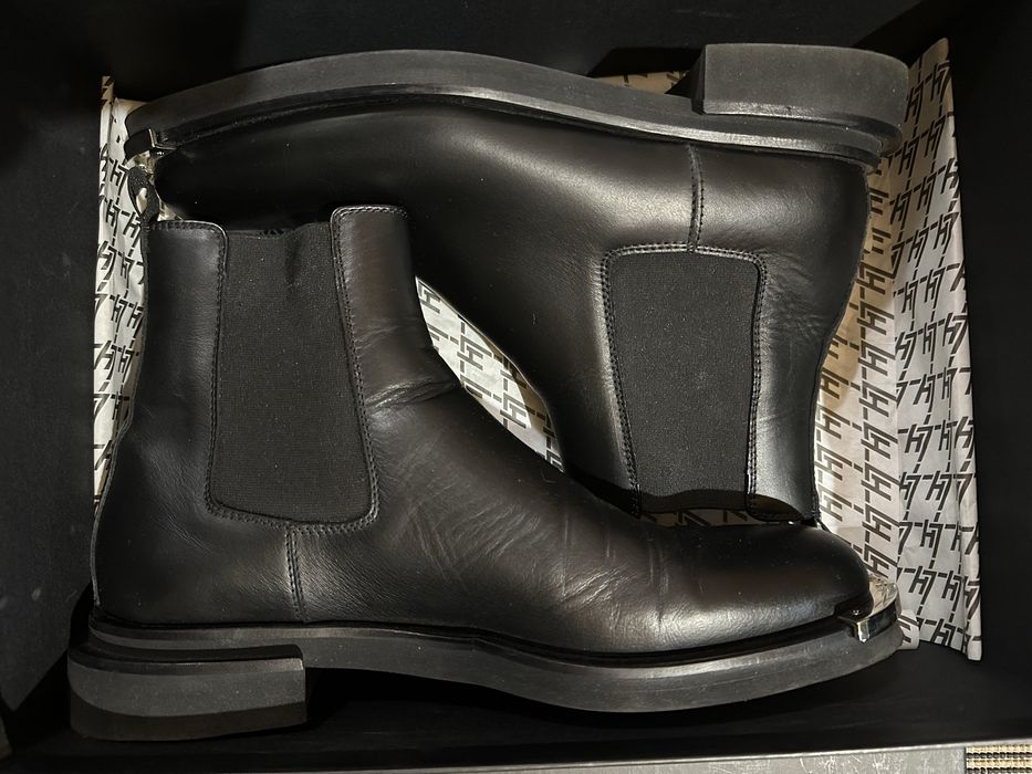 LES HOMMES мъжки кожени боти Made in Italy №42