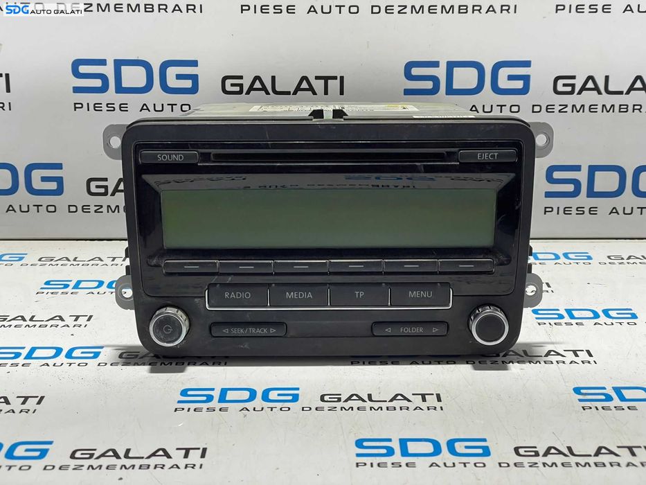 Unitate Radio CD Player RCD 310 Seat Leon 1P FL Facelift 2008 - 2013 Cod 5P0035186B [L2937]