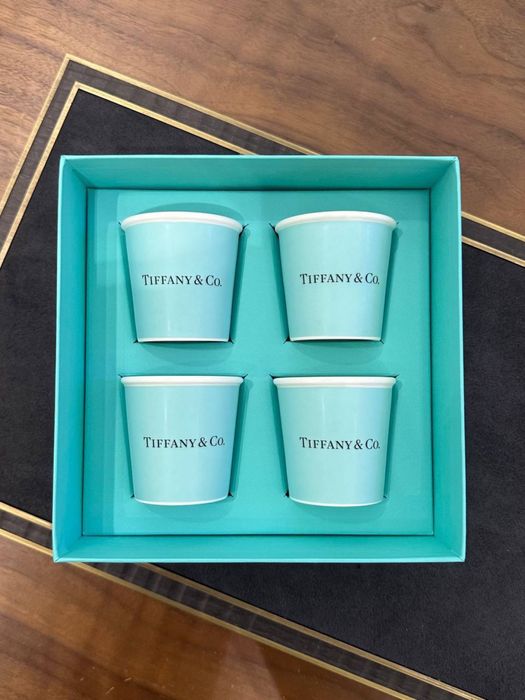 Чашки для эспрессо Tiffany & CO. In Bone China