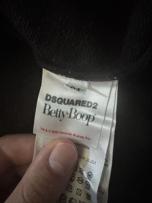 Hoodie Dsquared 2 Betty Bop- AUTHENTIC