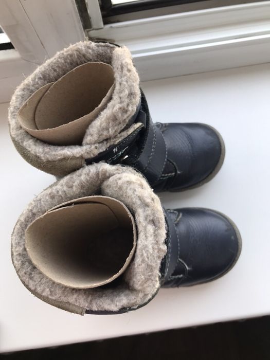 Продам зимние детские ботинки, 24 р, б/у