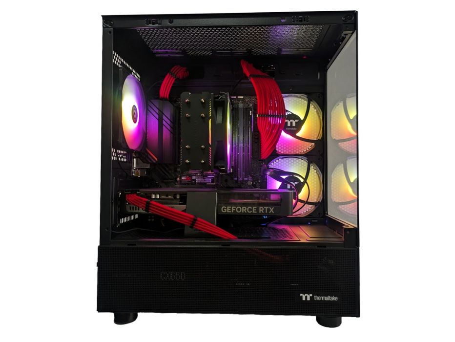PC Gaming Ryzen 5 5600X, RTX 5060 8GB OC, 32GB DDR4, 1TB SSD +Garantie