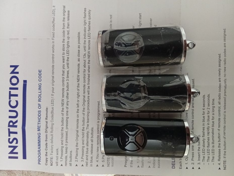 Telecomanda  Hormann, HSE2-868-BS, HSE-4-868-BS, HS1-868-BS, HS4-868-