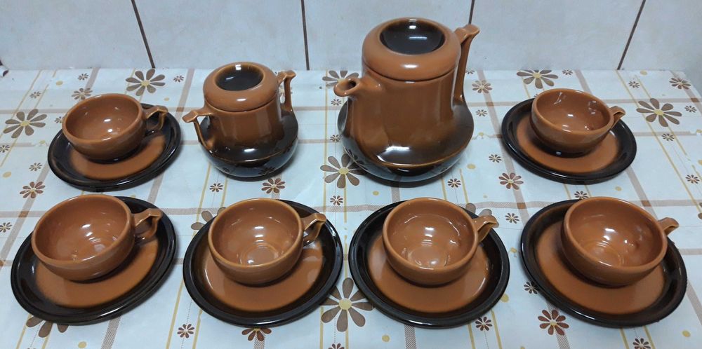 Set serviciu cafea rustic