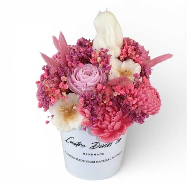 Соев ароматен букет със зайче