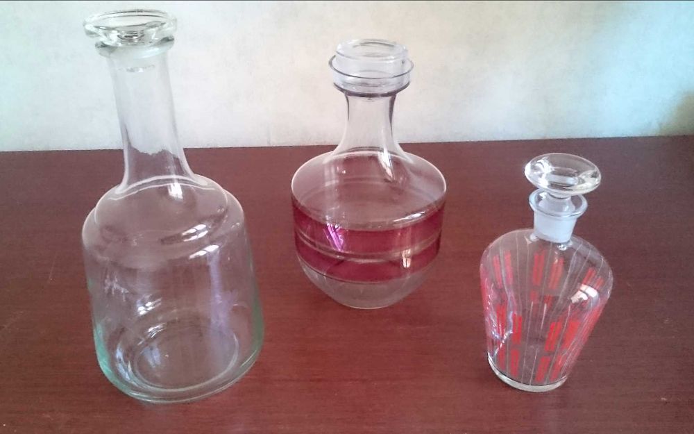 Графин цветное стекло