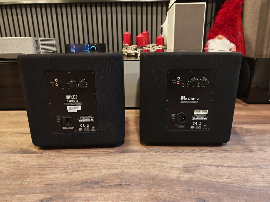 KEF Kube-2 Subwoofer ACTIV cu 2-Difuzoare de 25Cm 250W RMS 2 buc