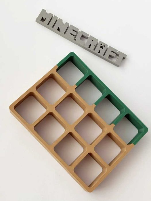 Minecraft Kinder Joy - Стойка за фигурки