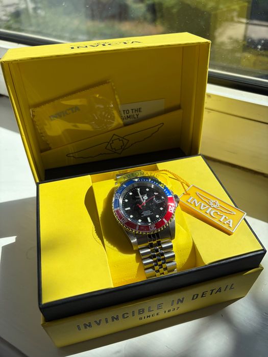 Invicta Pro Diver Navigator “Pepsi” Automatic — Лимитированная кол-ция
