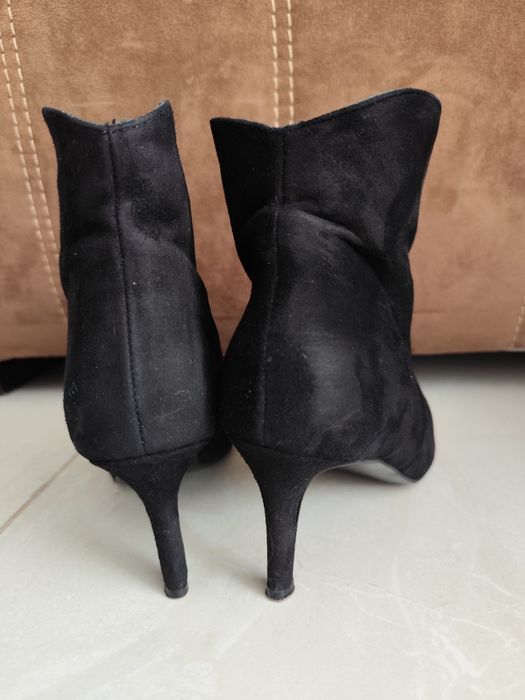 Ghete dama toc cui, piele, 39