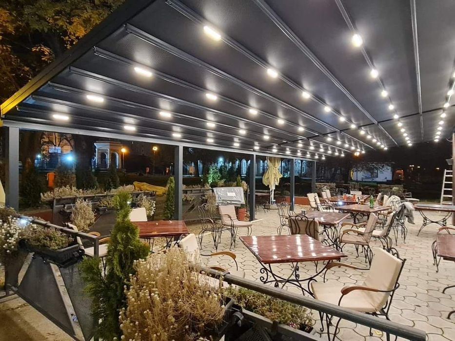 Pergole retractabile la doar 150 EUR/mp!STOC LIMITAT!SUPER OFERTĂ!