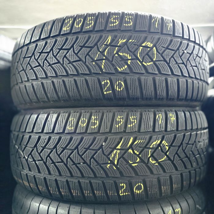 2x 205/55/17 M+S DUNLOP 2020 Stare excelentă