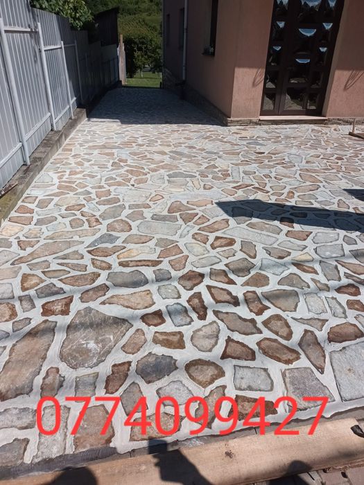 Piatra naturala și montaj