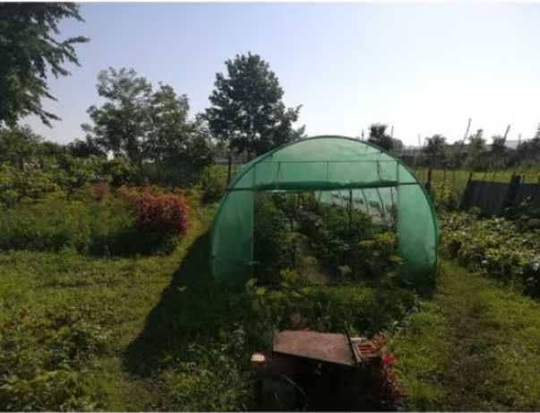 Сглобяема оранжерия парник с 2 врати и UV защита 180 грама на кв.м.