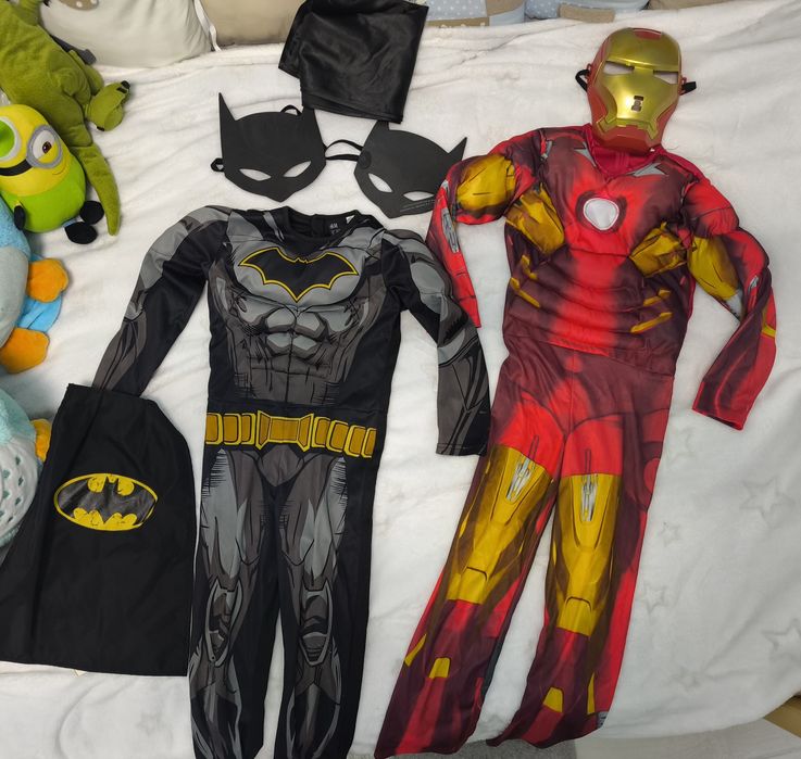 2бр детски костюми Marvel - Батман и Айрънмен
