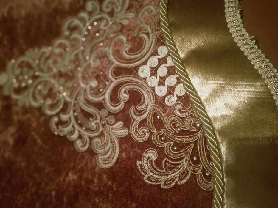 Шторы ламбрекен с бахромой