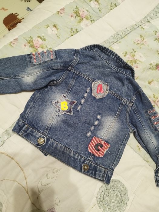 Джинсовка детская возраст 1-2 лет