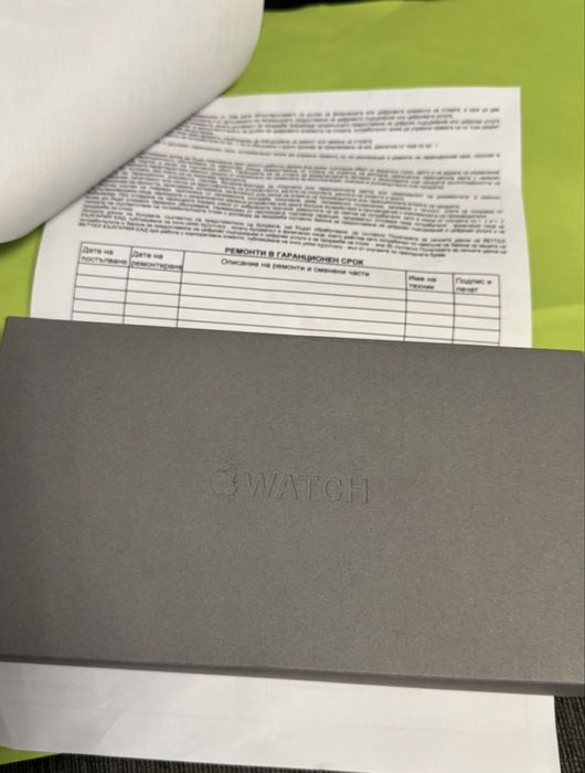 ***КАТО НОВ 49mm Apple watch Ultra 2 Гаранция Yettel 2026г. Black