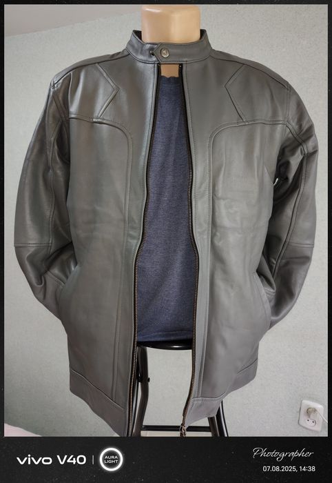 Мужская кожаная куртка