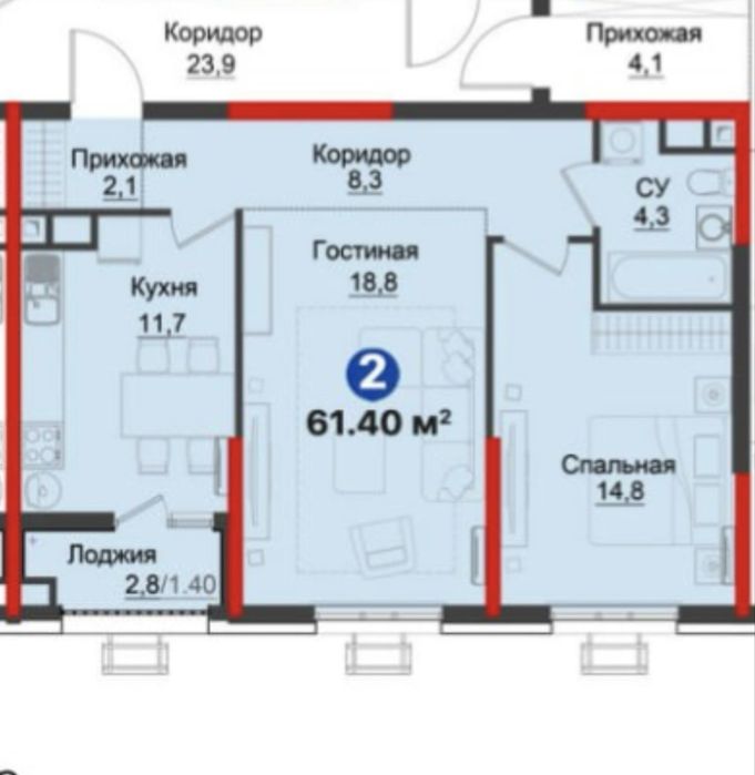 Ипотека в Жк комфорт класса . Первый взнос 92 млн. Ежем-чно по 7 млн