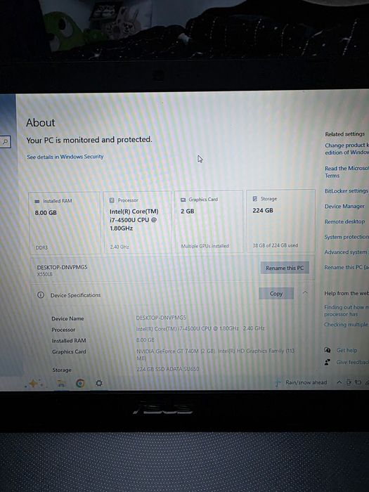Asus x550L foarte bun
