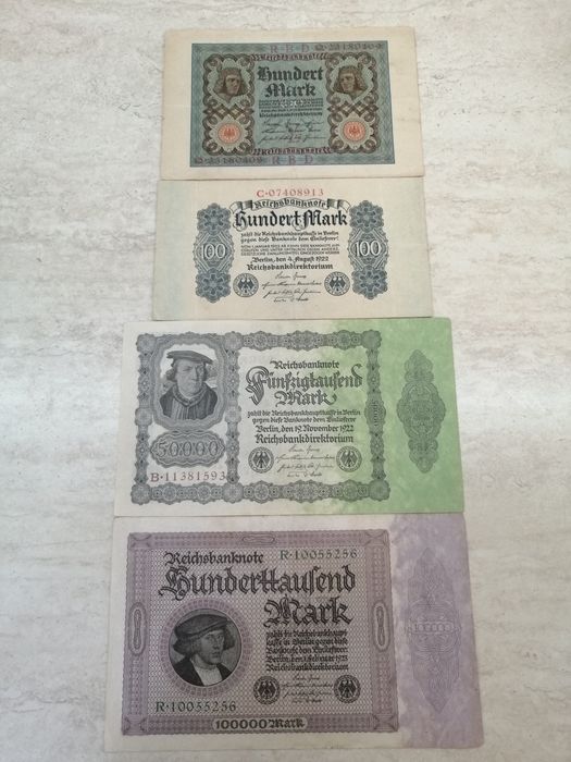 Стари банкноти 1908г-1923г