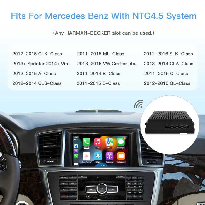 Модул Carplay Android Auto Mercedes NGT4.5 NGT5.0 NGT4.0