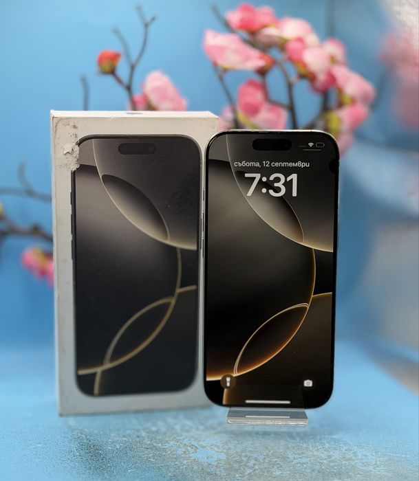 Apple iPhone 16 Pro, 256GB, 5G, Natural Titanium